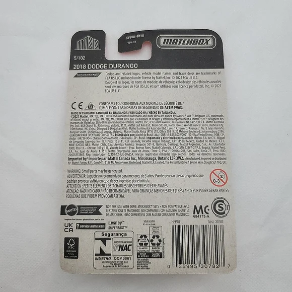 Matchbox 2018 Dodge Durango - Picture 2 of 2